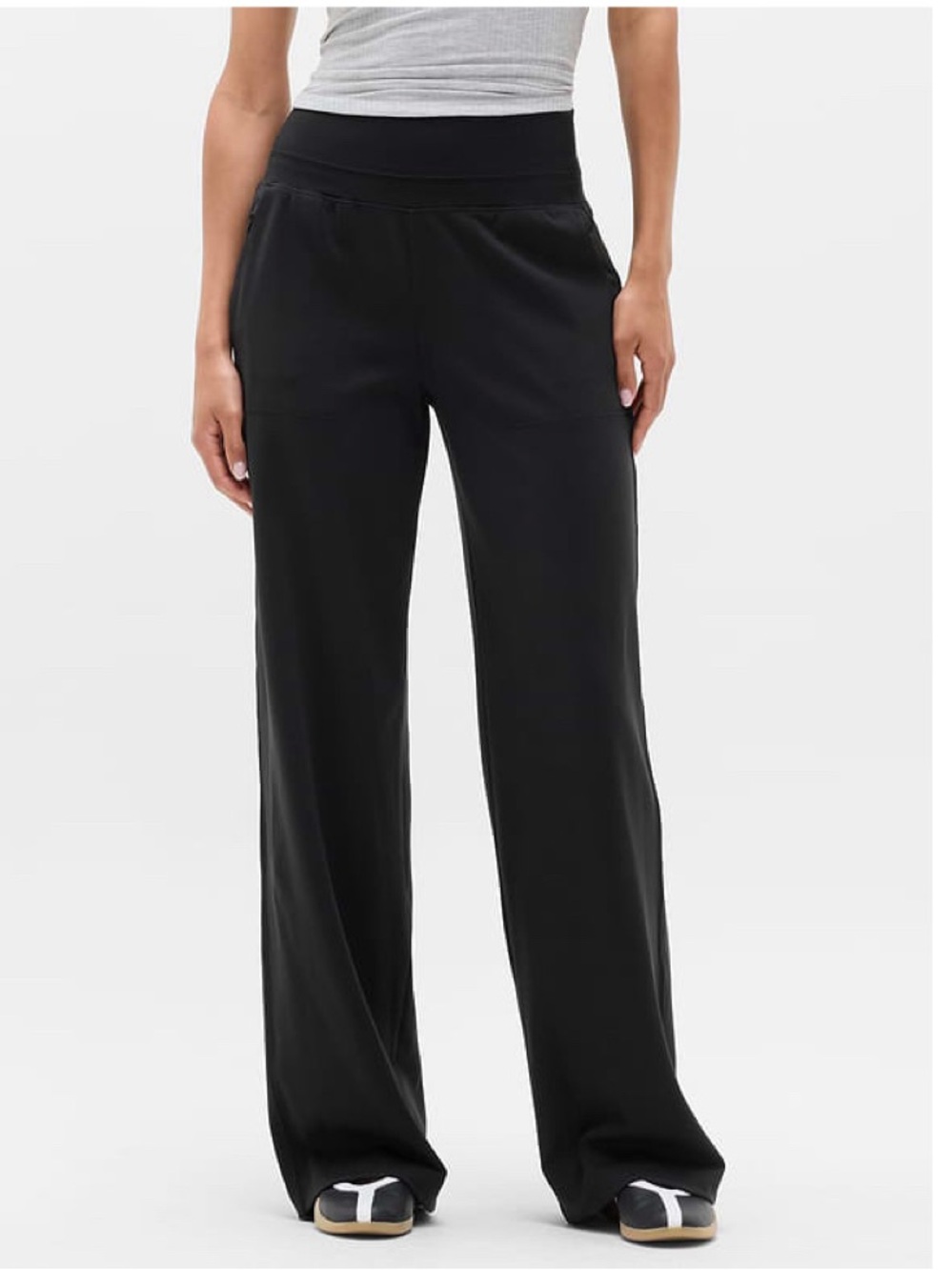 NWT Athleta Venice High Rise Wide Leg Women’s Activewear Travel Pants Sz Medium